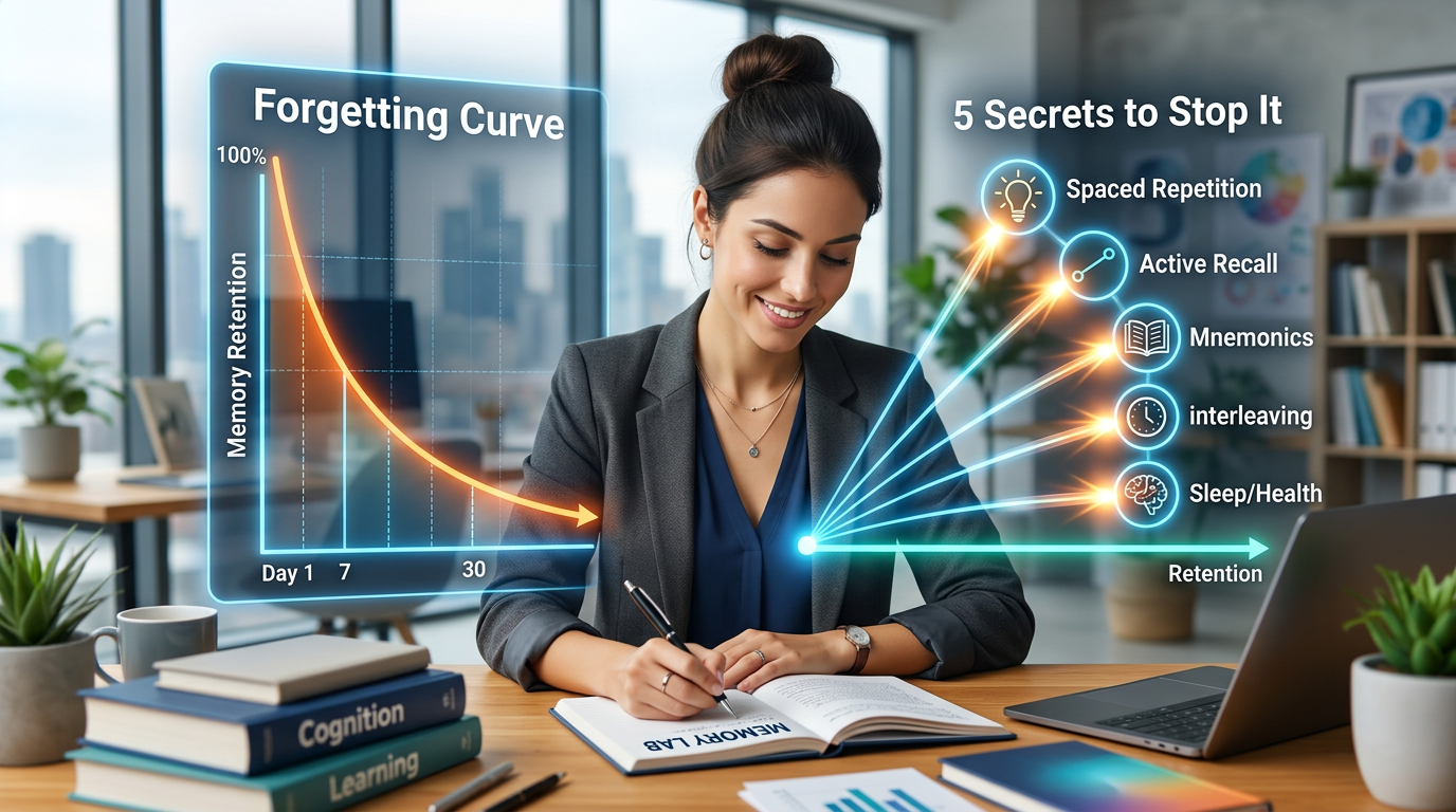 The Forgetting Curve: Why We Forget and 5 Secrets to Stop It