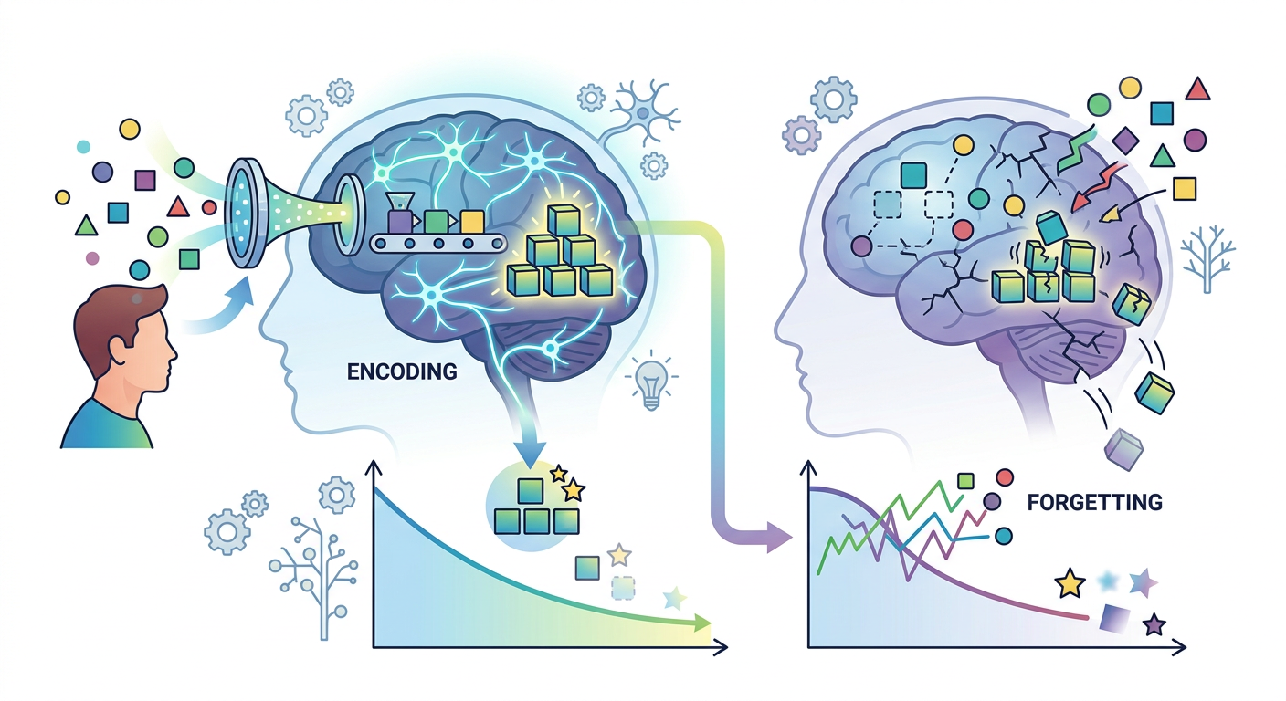 The Mechanics of Memory: How We Encode and Lose Information