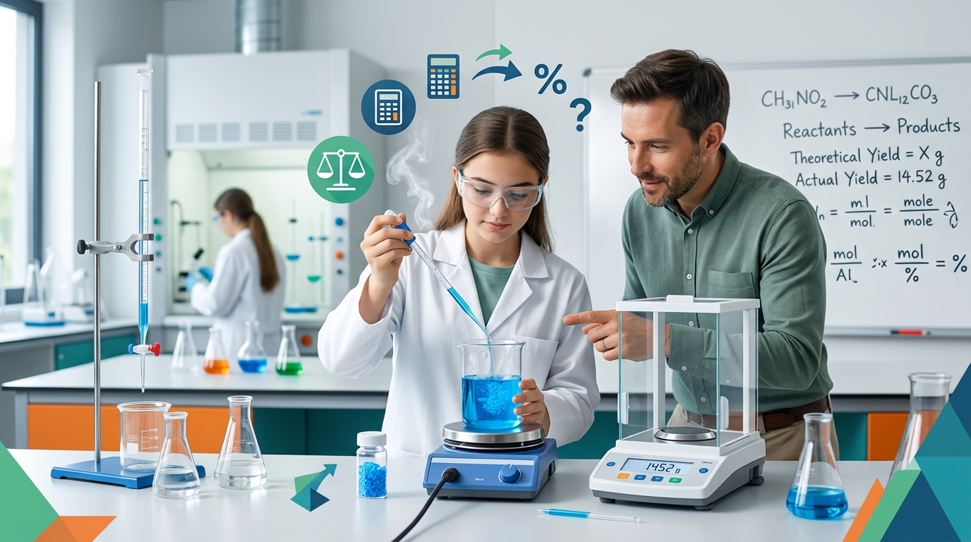 Percent Yield Practice Questions with Answers