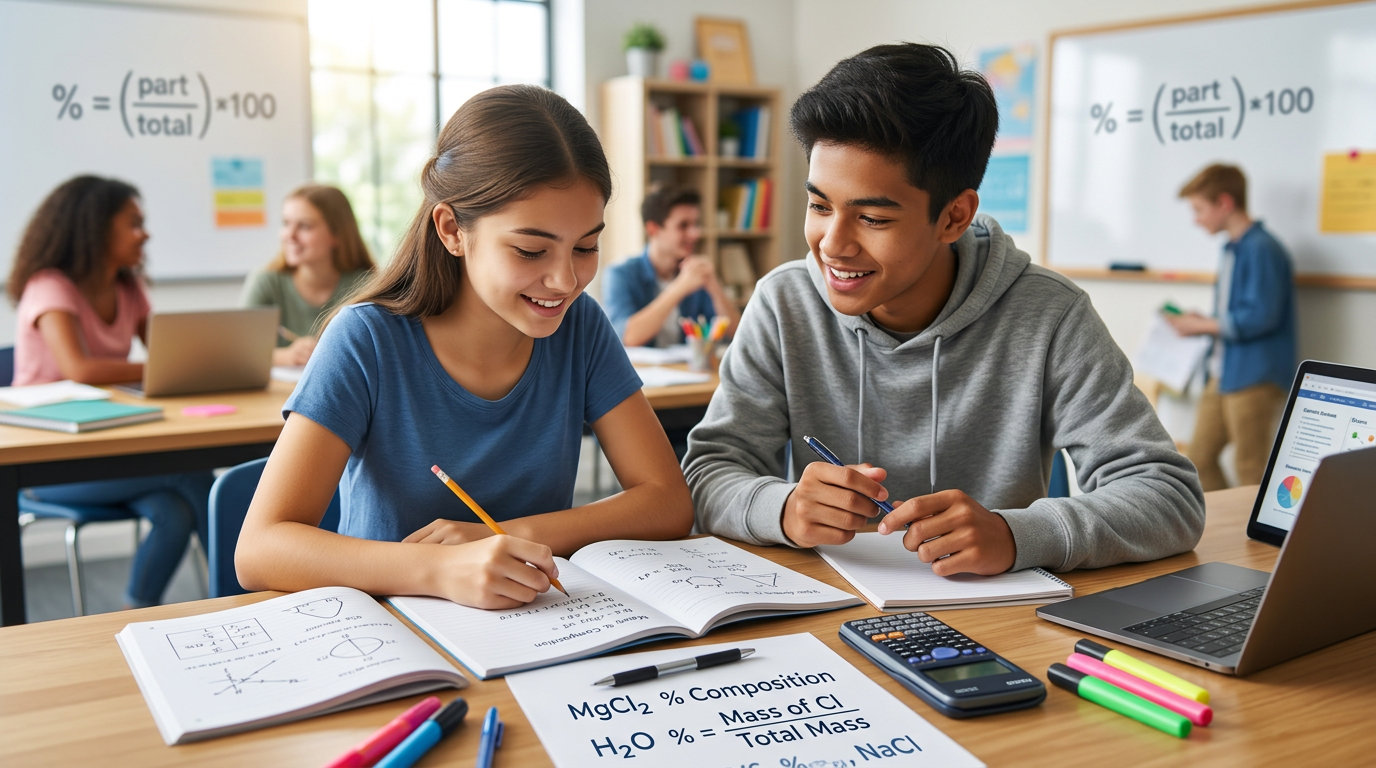 Percentage Composition Practice Questions with Answers