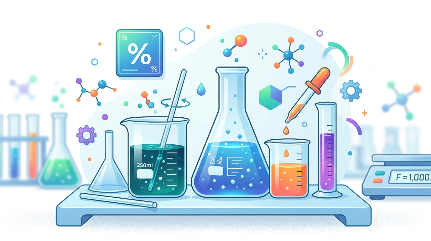 Easy Percent Concentration Practice Questions
