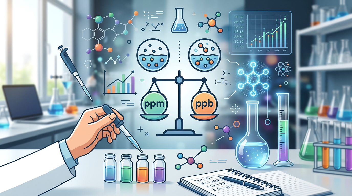 Easy ppm and ppb Practice Questions