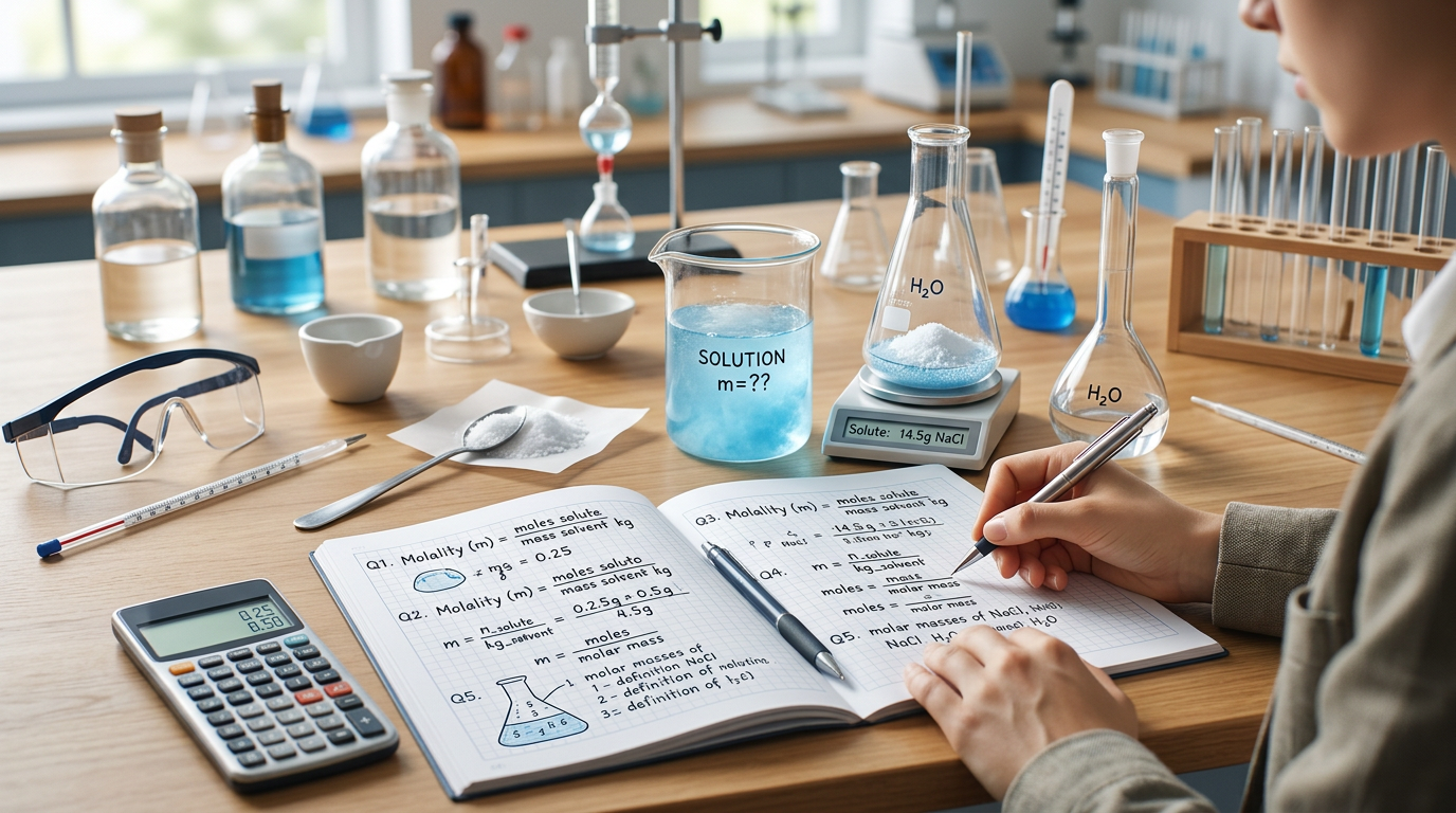 Medium Molality Practice Questions
