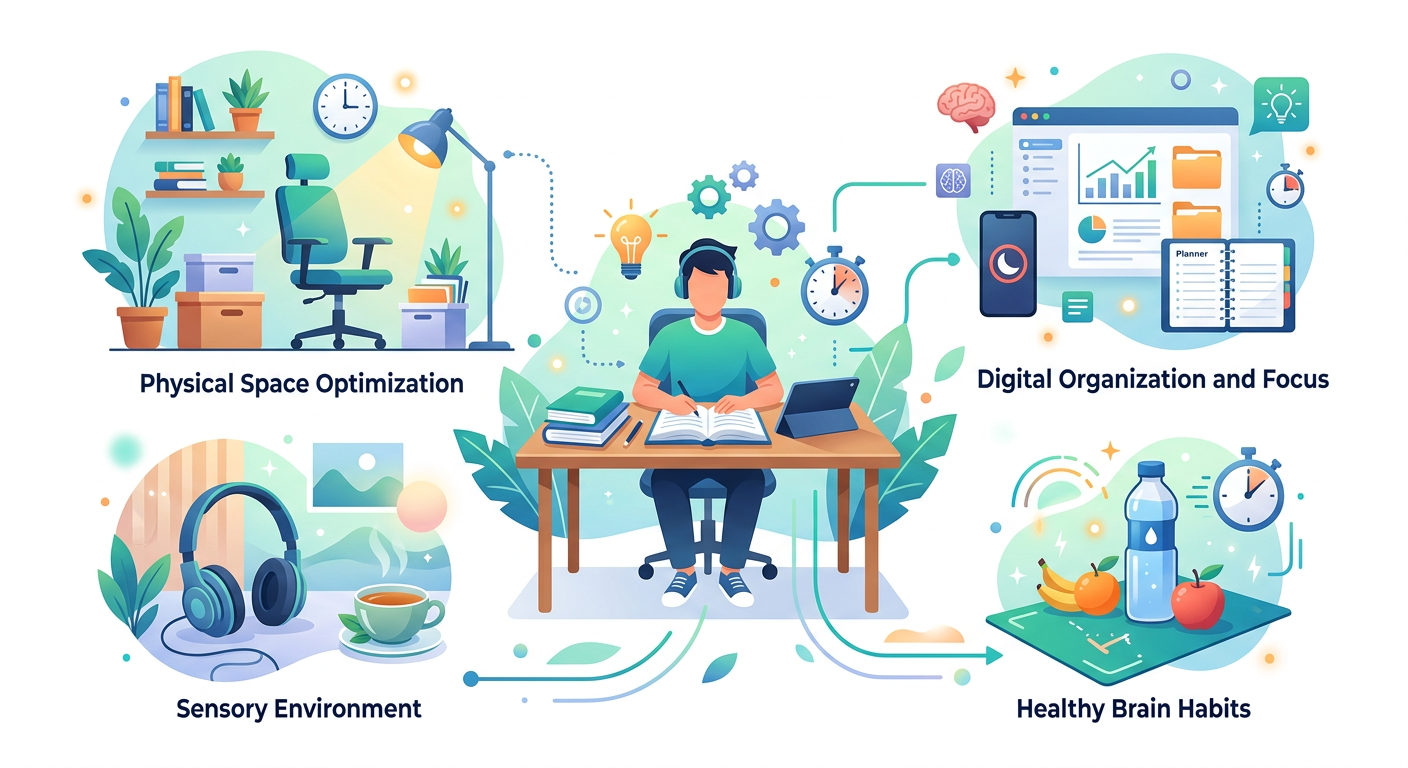 Optimizing Your Study Environment and Focus