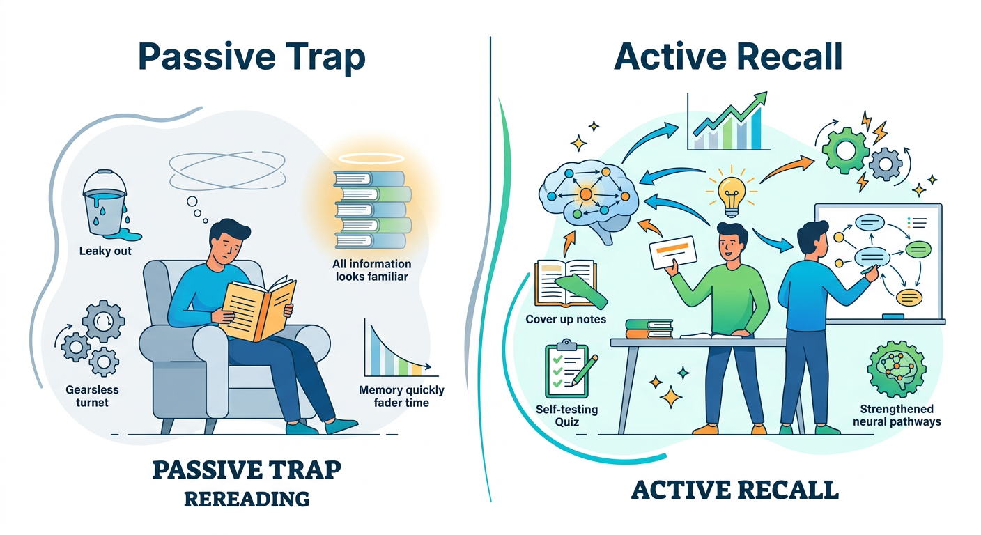 The Problem with Rereading: Why It’s a Passive Trap