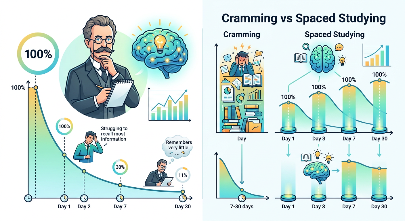 Hermann Ebbinghaus and the Forgetting Curve