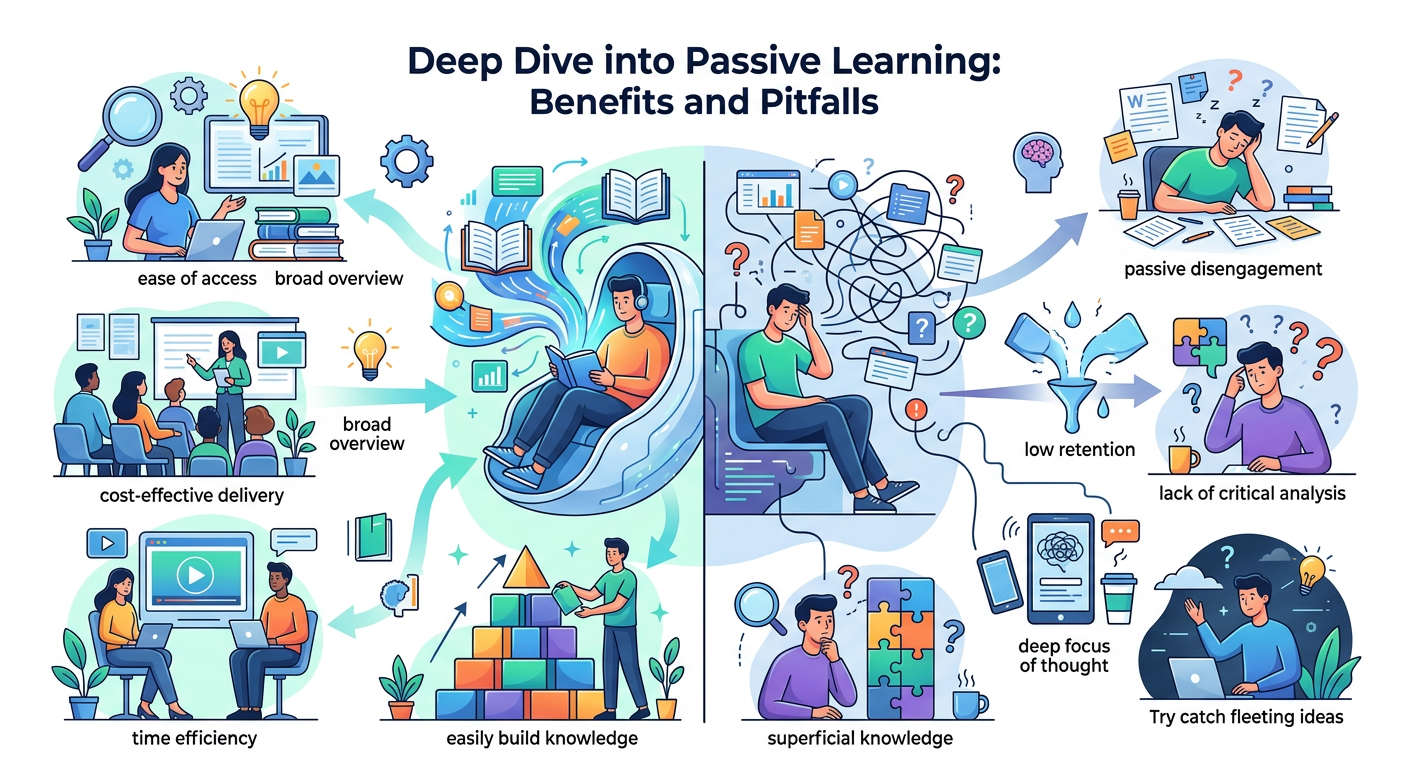 Deep Dive into Passive Learning: Benefits and Pitfalls
