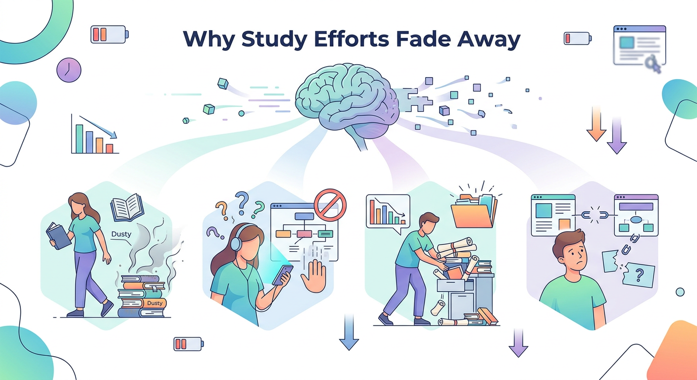 Common Culprits: Why Your Study Efforts Fade Away