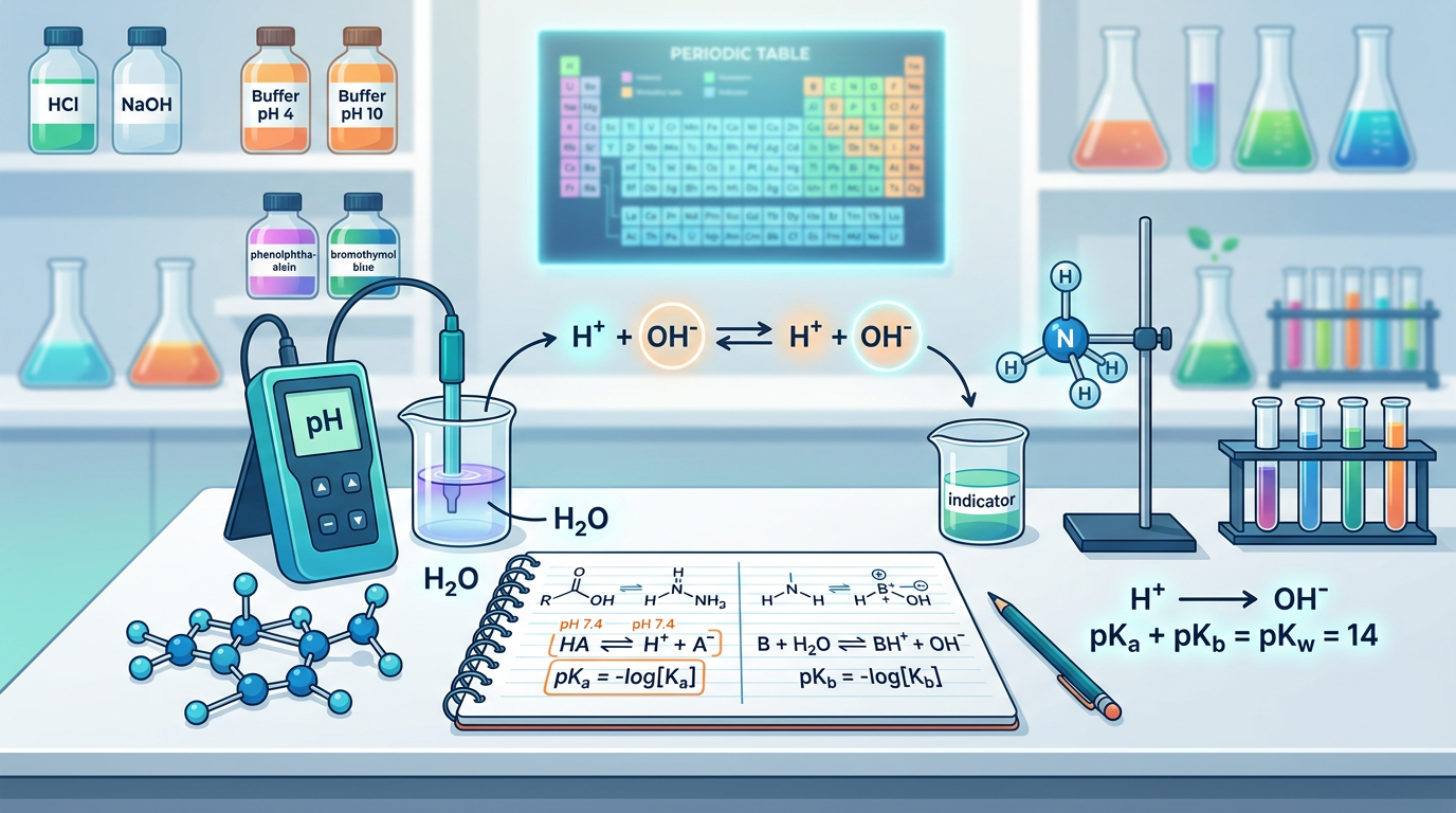 Easy pKa and pKb Practice Questions