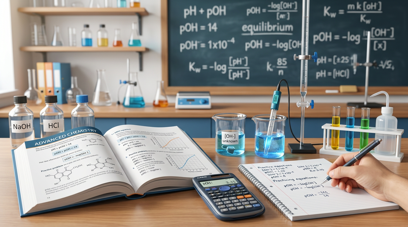 Medium pOH Calculation Practice Questions