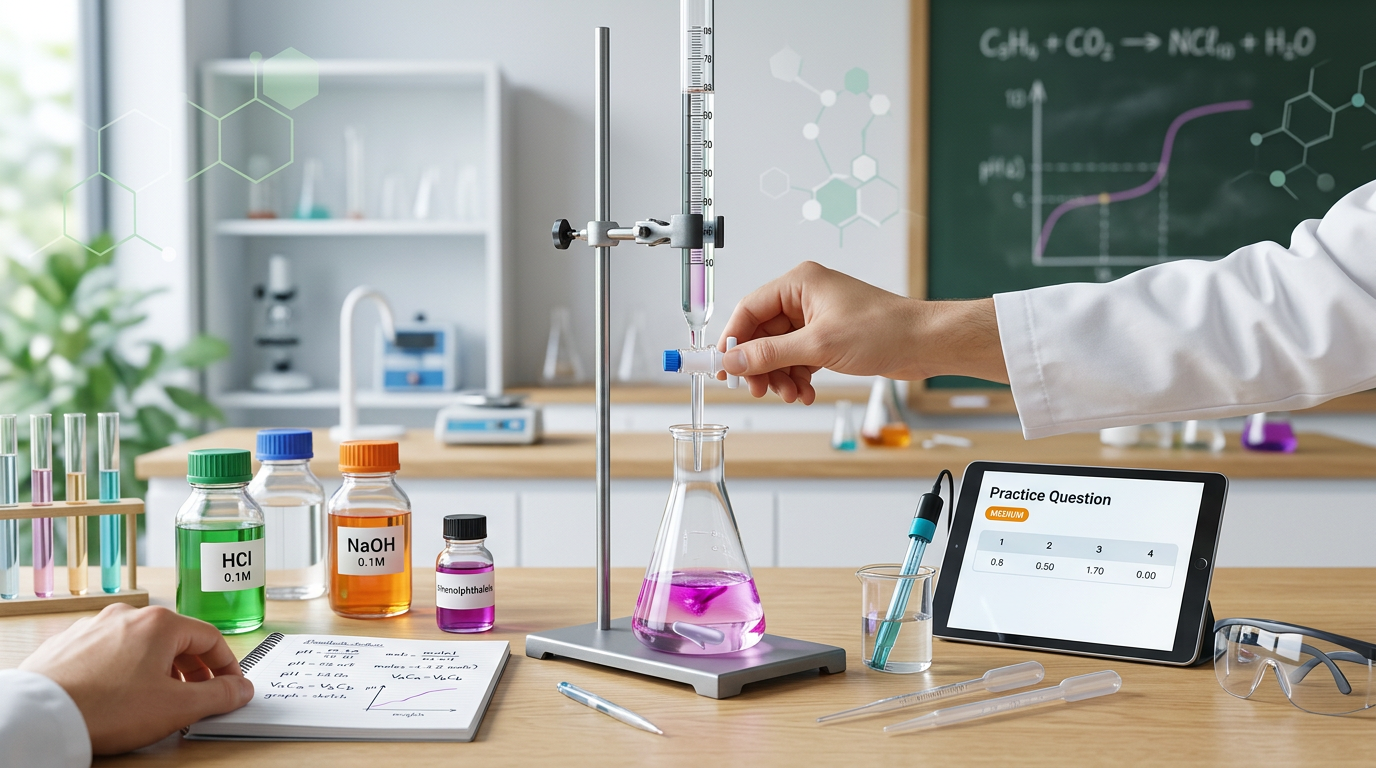 Medium Acid-Base Titration Practice Questions