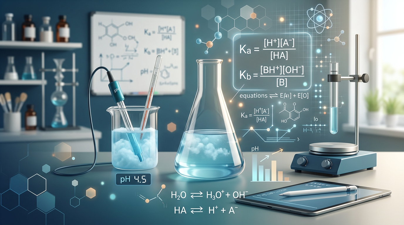 Medium Ka and Kb Calculations Practice Questions