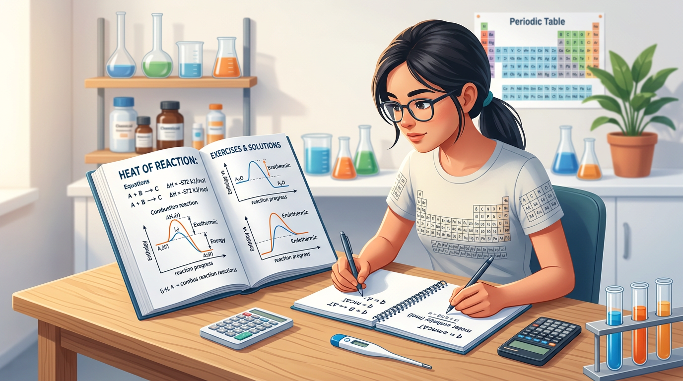 Heat of Reaction Practice Questions with Answers