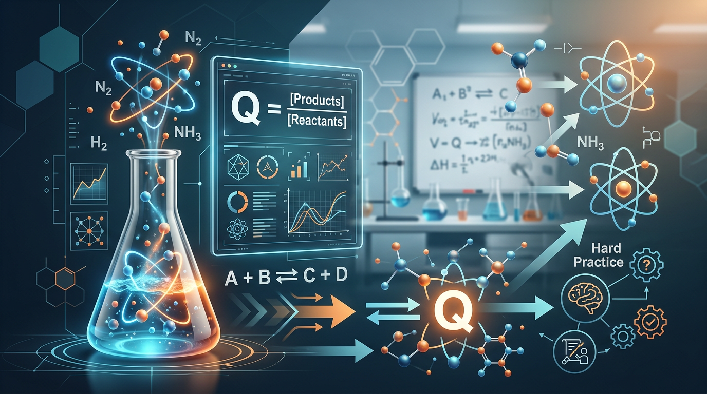 Hard Reaction Quotient (Q) Practice Questions