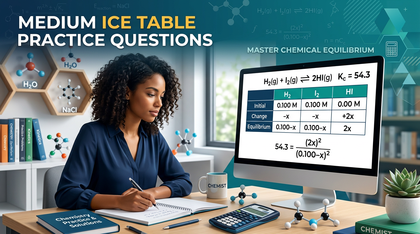 Medium ICE Table Practice Questions