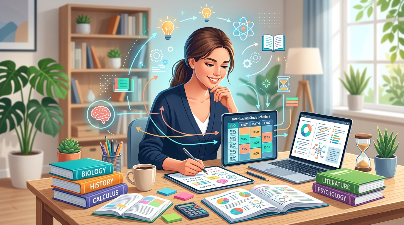 How to Study for Exams Using Interleaving