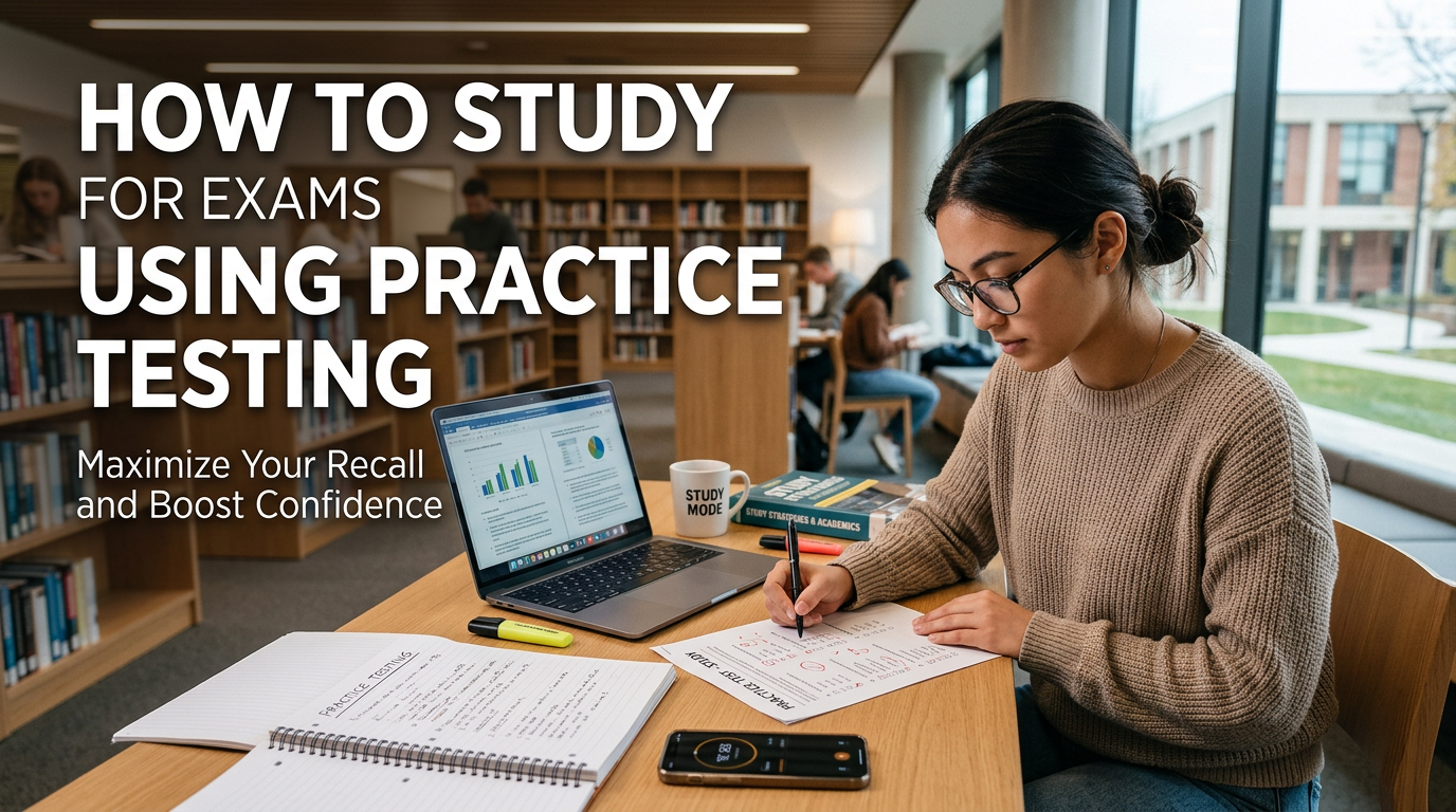 How to Study for Exams Using Practice Testing