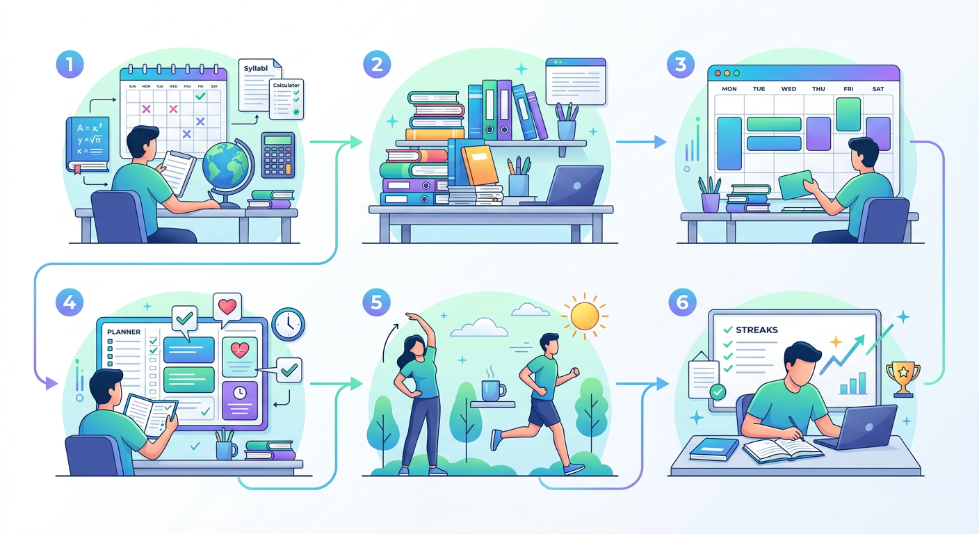 Step-by-Step: Build Your Exam Study Schedule