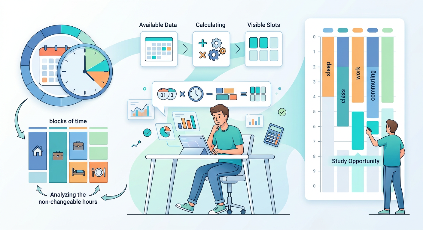 3. Calculate Your Available Study Time (Without Guessing)