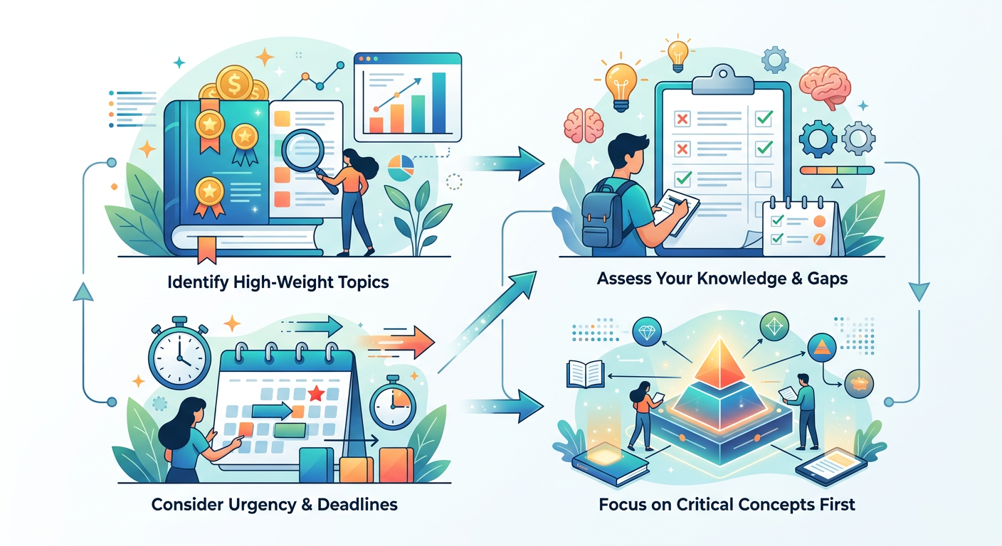 4) Prioritize What to Study First