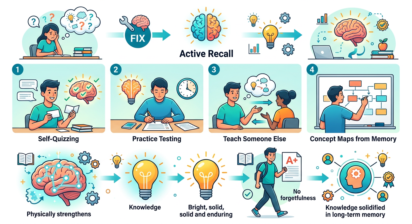 The Fix, Part 1: Using Active Recall to Solidify Knowledge