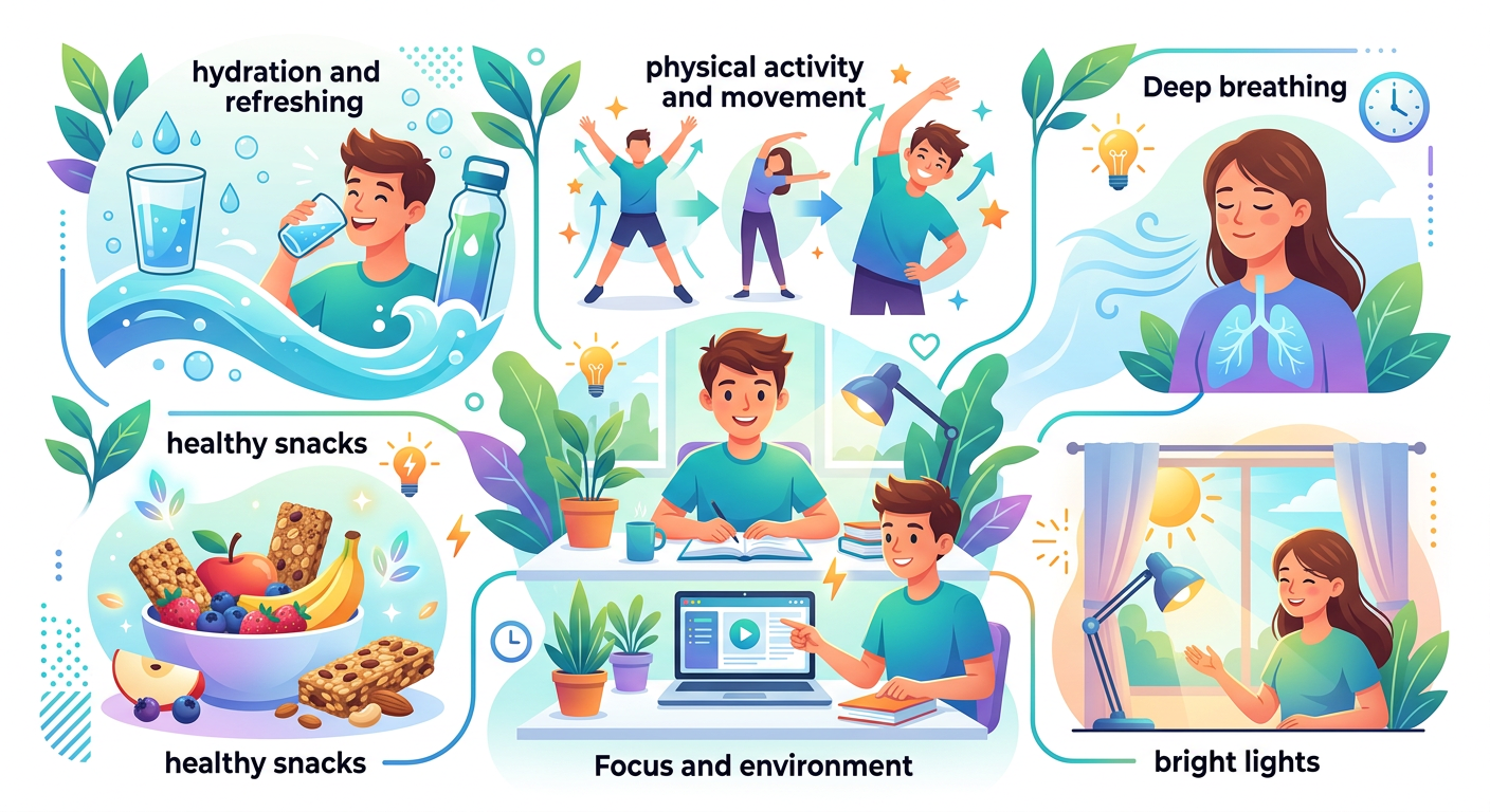 How to Boost Your Energy for a Quick Study Session