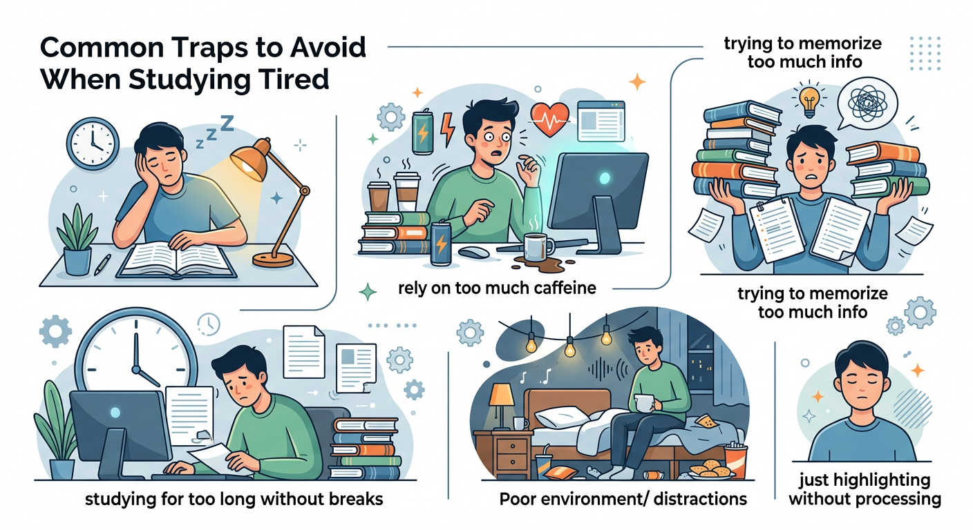 Common Traps to Avoid When Studying Tired
