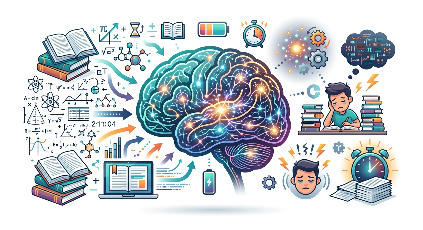 The brain and cognitive load: what “hard” means to your mind