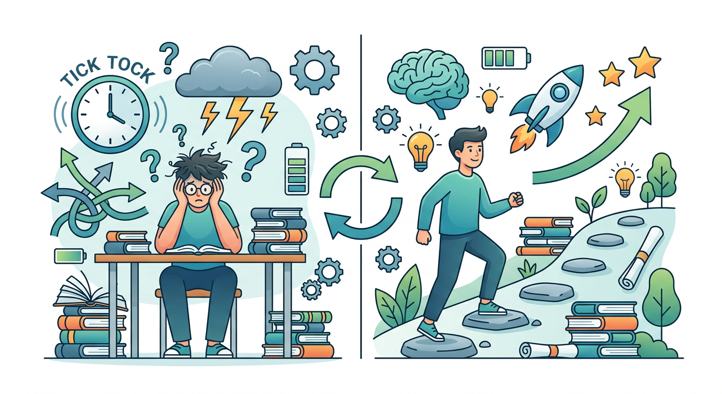 Procrastination and motivation mechanics (and how to start)