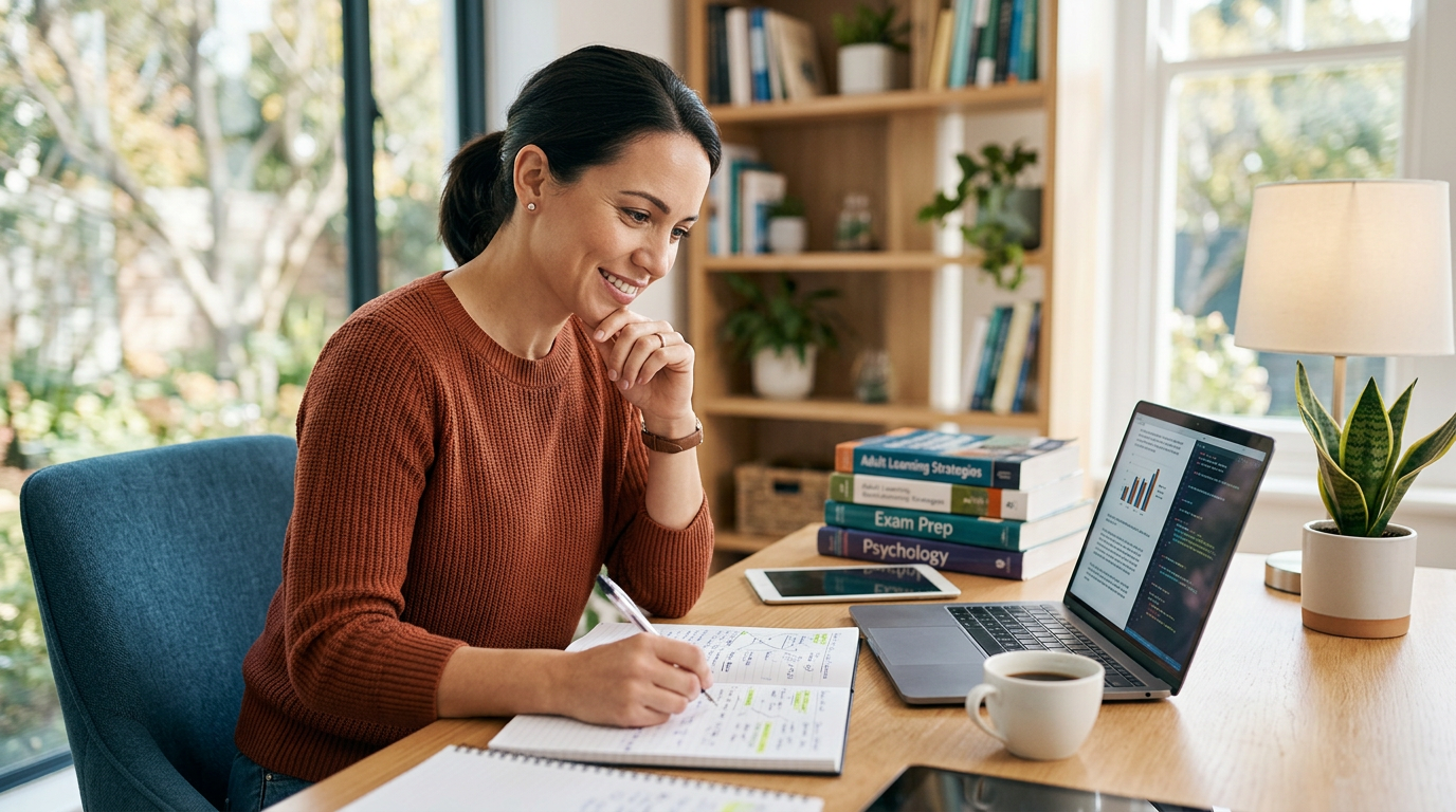 How to Study for Exams as an Adult Learner