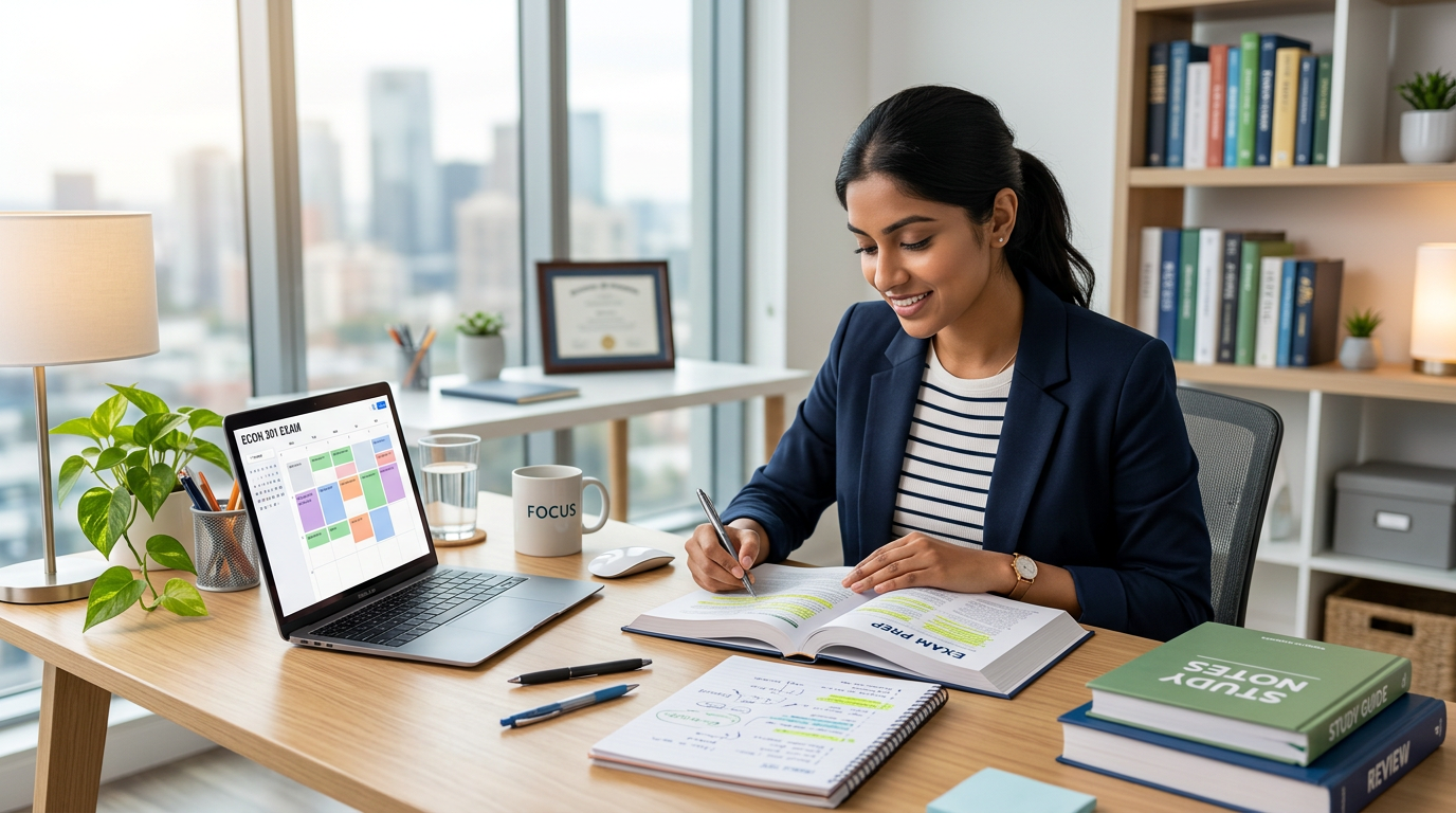 How to Study for Exams as a Working Student