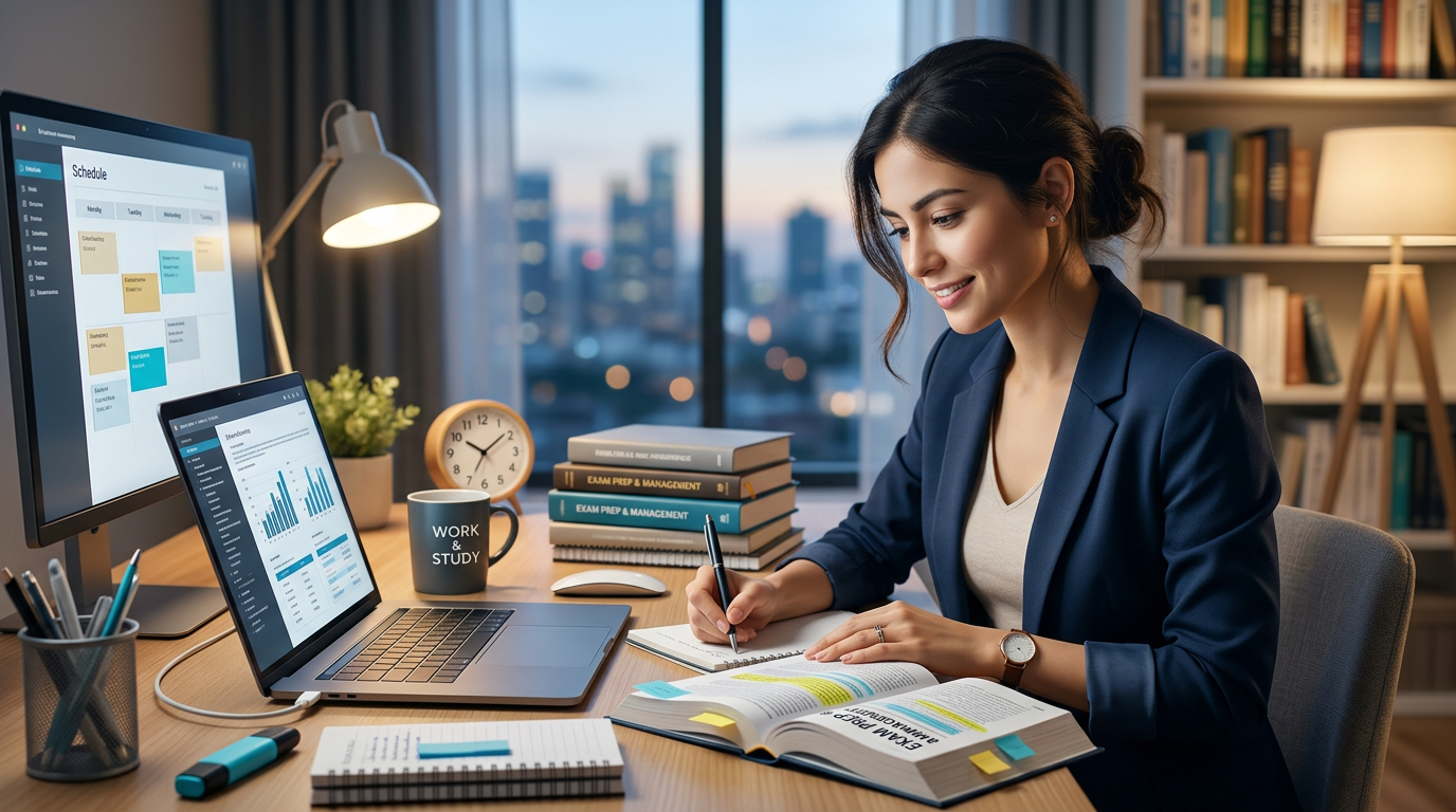How to Study for Exams While Working Full-Time