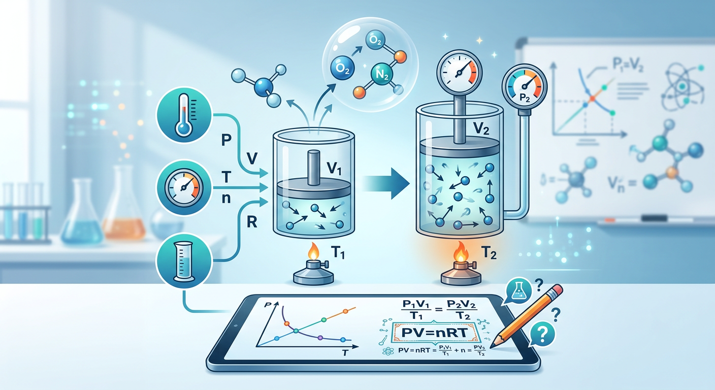 Easy Combined Gas Law Practice Questions