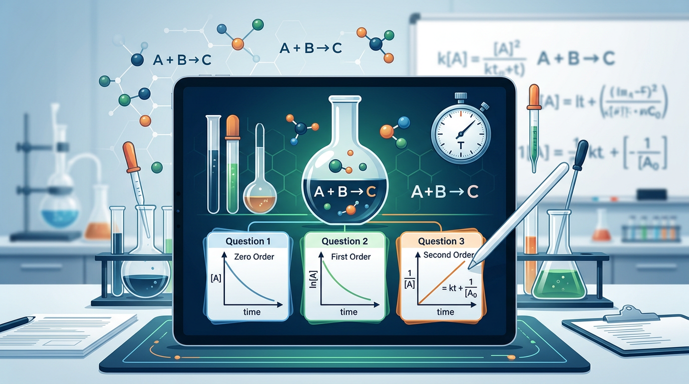 Medium Reaction Order Practice Questions