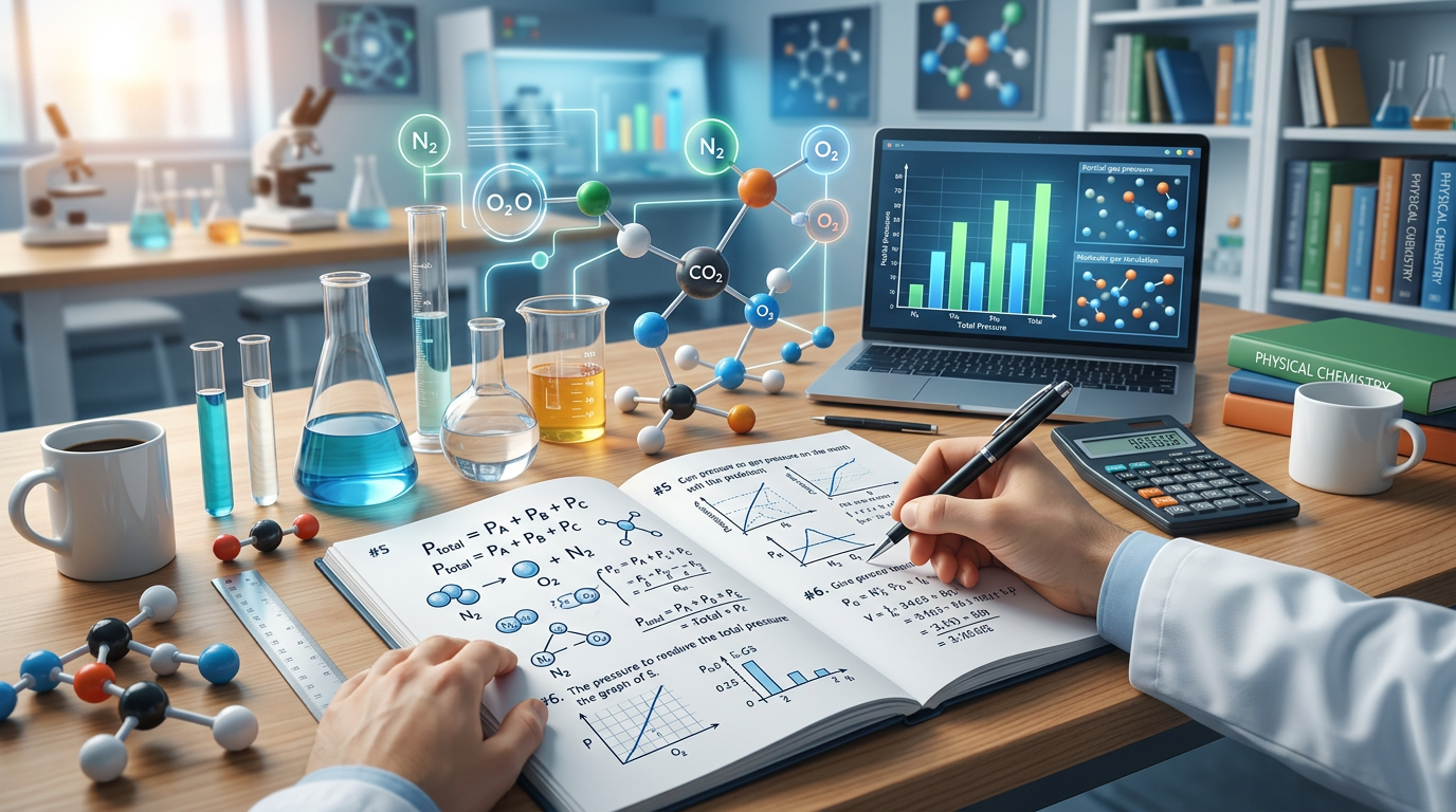 Hard Dalton’s Law Practice Questions