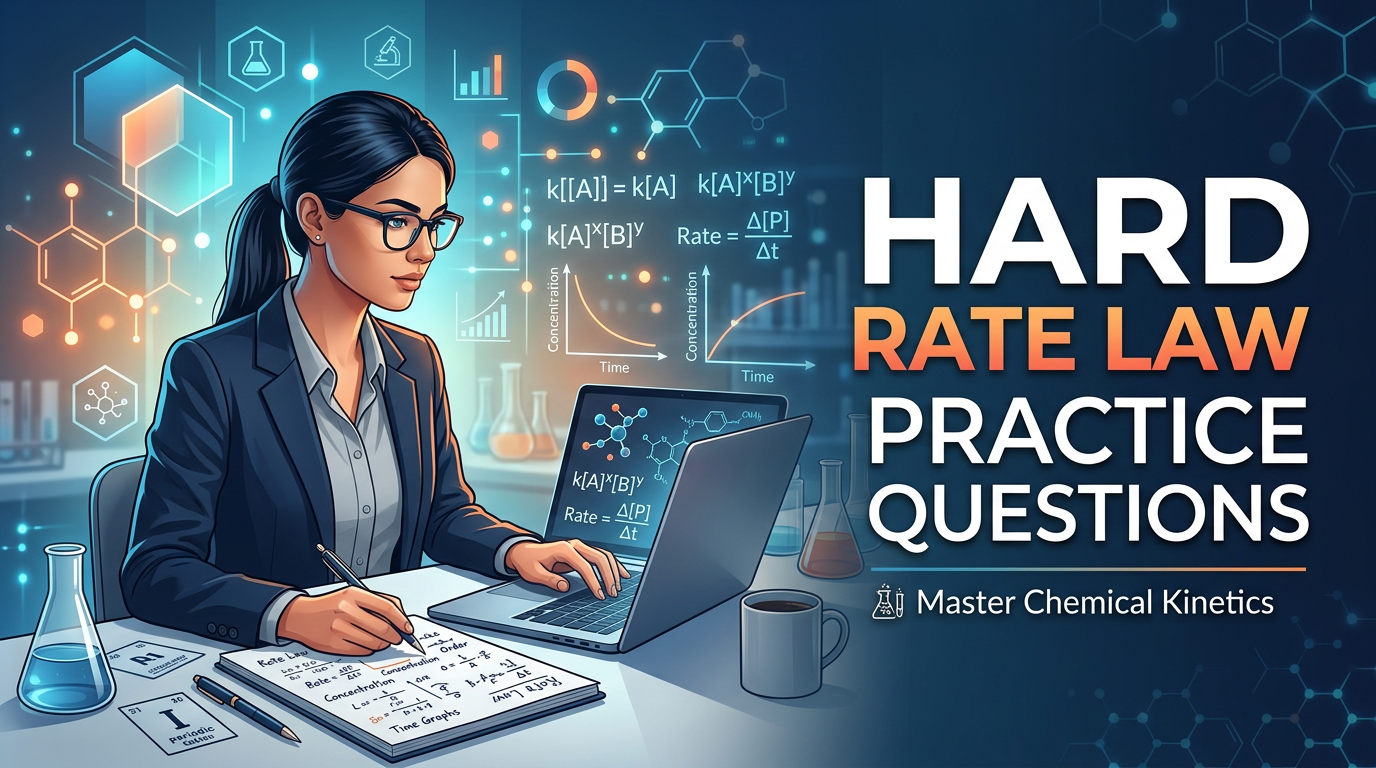 Hard Rate Law Practice Questions