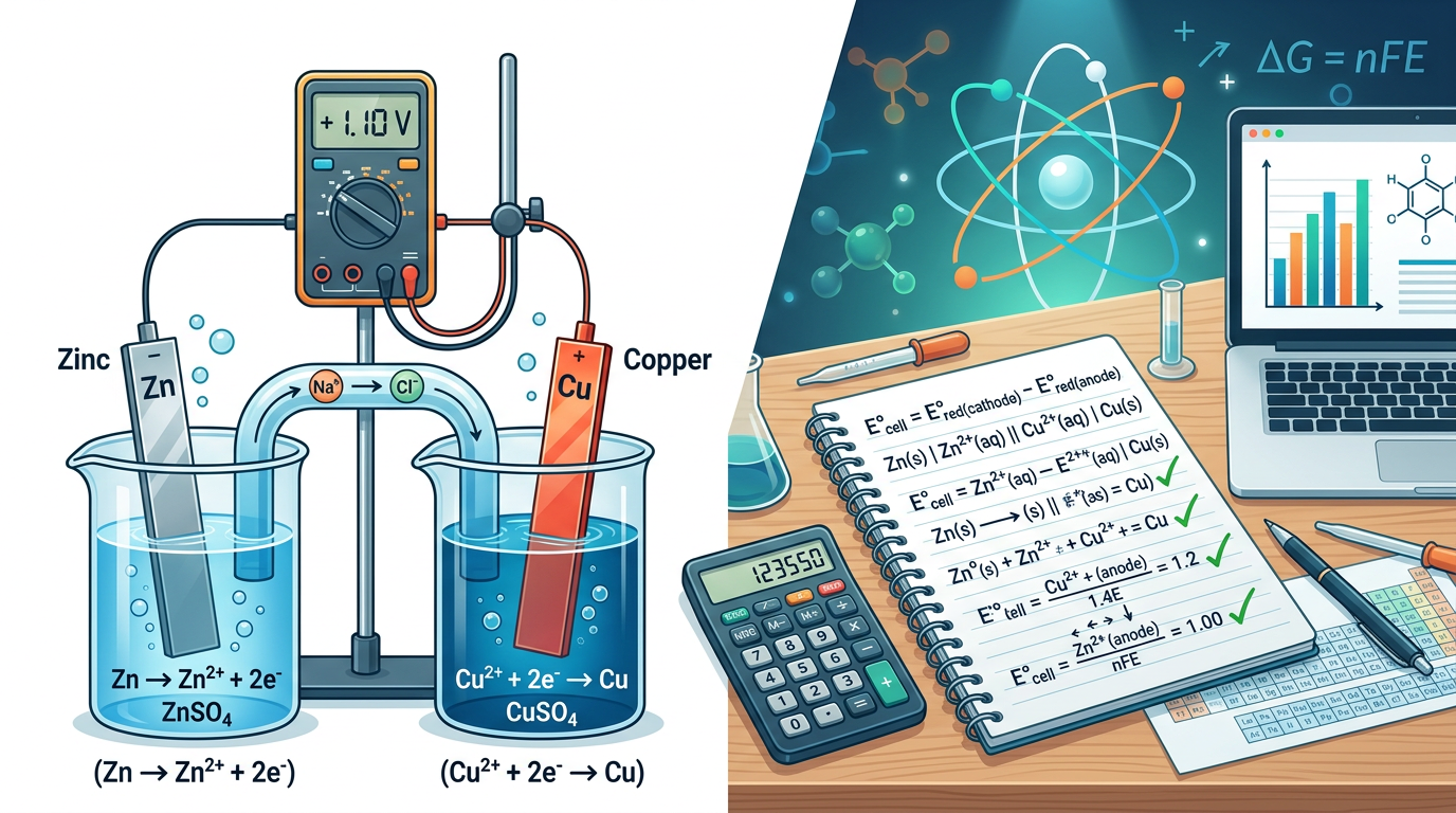 Cell Potential Calculations Practice Questions with Answers