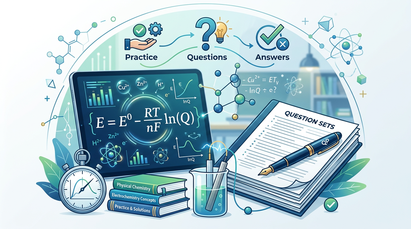 Nernst Equation Practice Questions with Answers