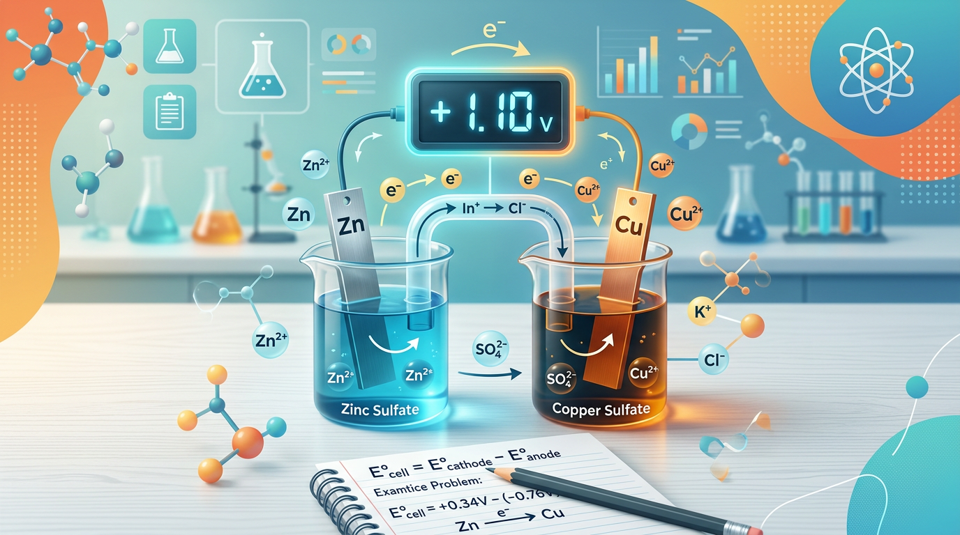 Easy Cell Potential Calculations Practice Questions