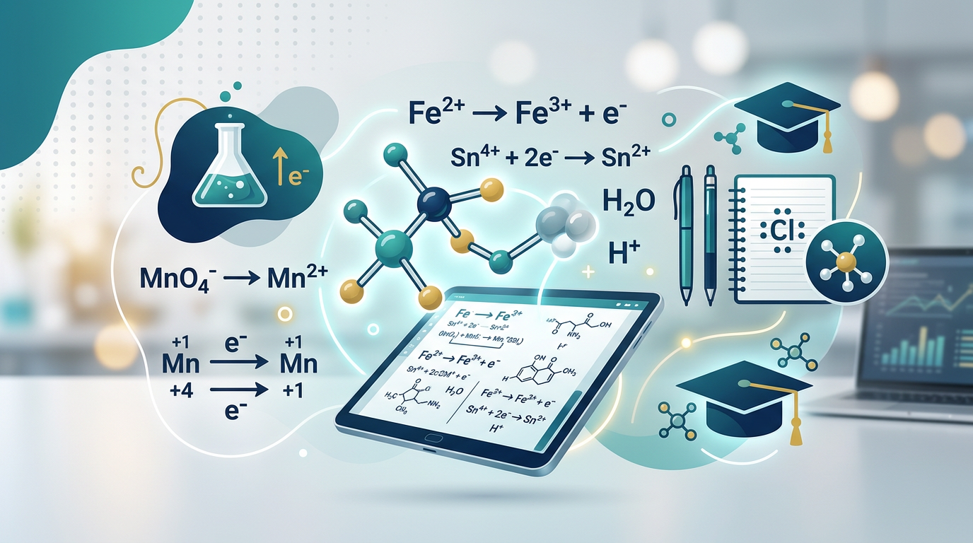 Medium Balancing Redox Practice Questions
