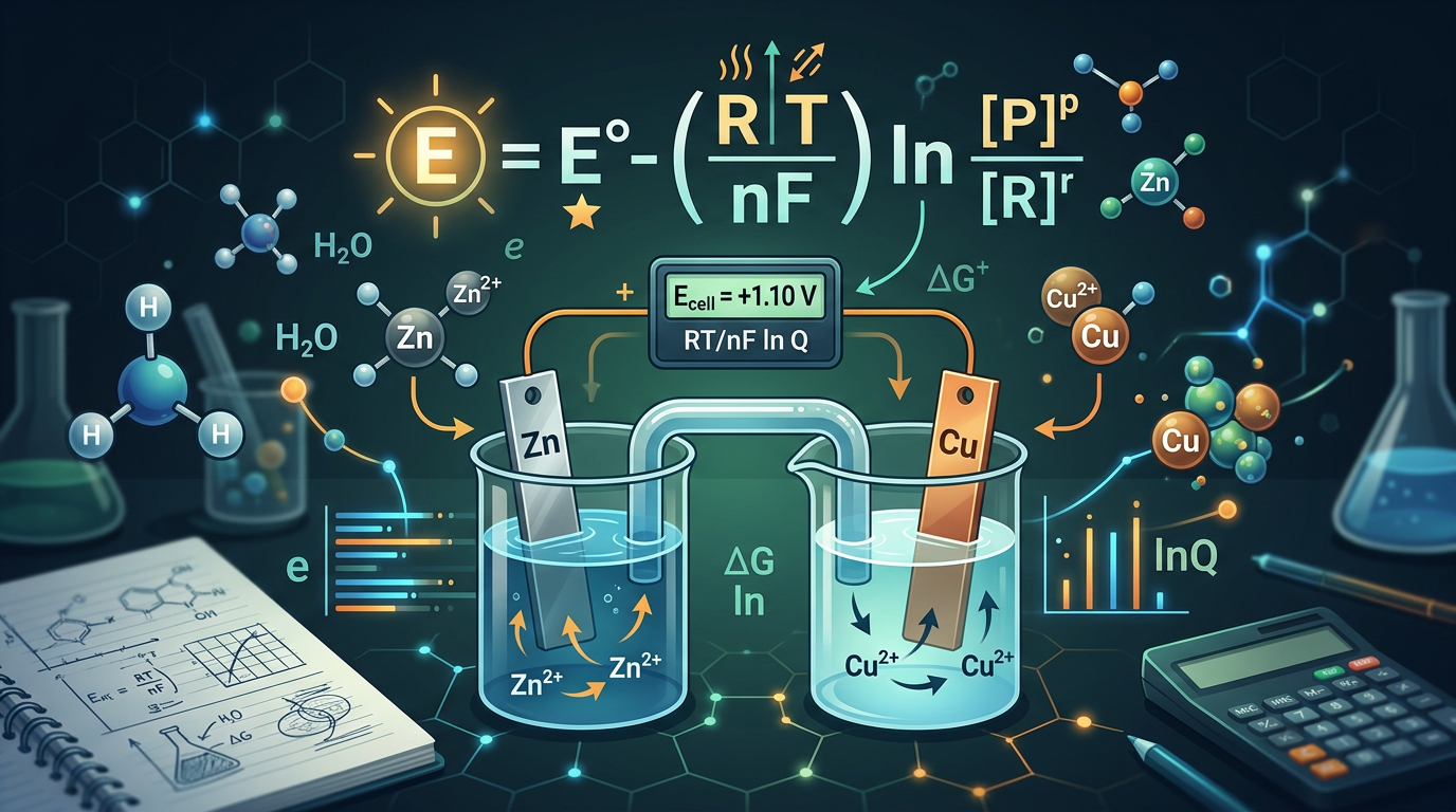 Hard Nernst Equation Practice Questions