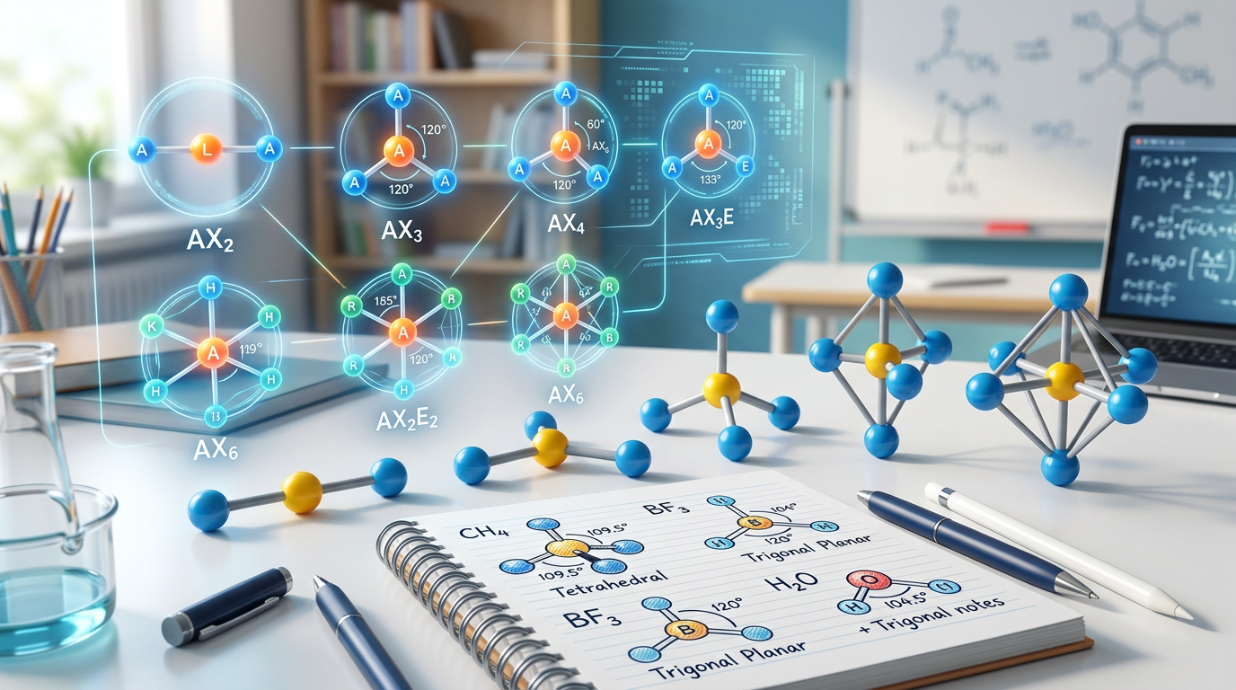 VSEPR Geometry Practice Questions with Answers