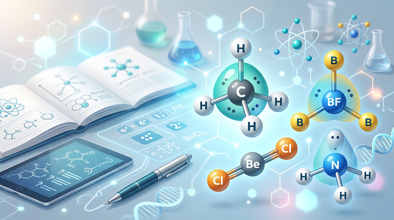 Easy VSEPR Geometry Practice Questions