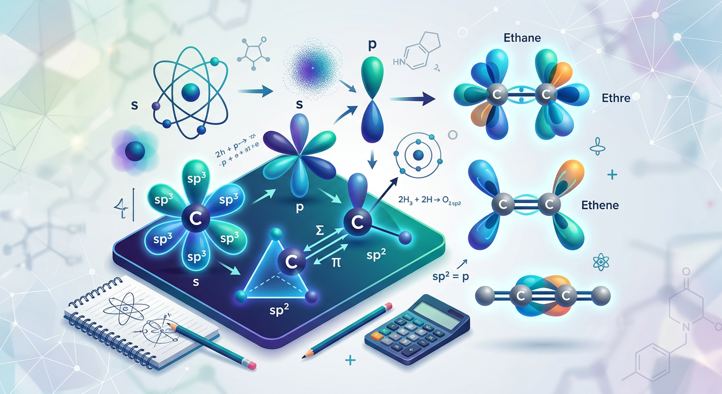 Easy Hybridization Practice Questions