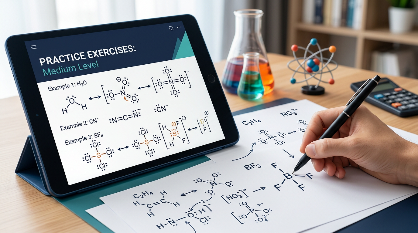 Medium Lewis Structure Practice Questions