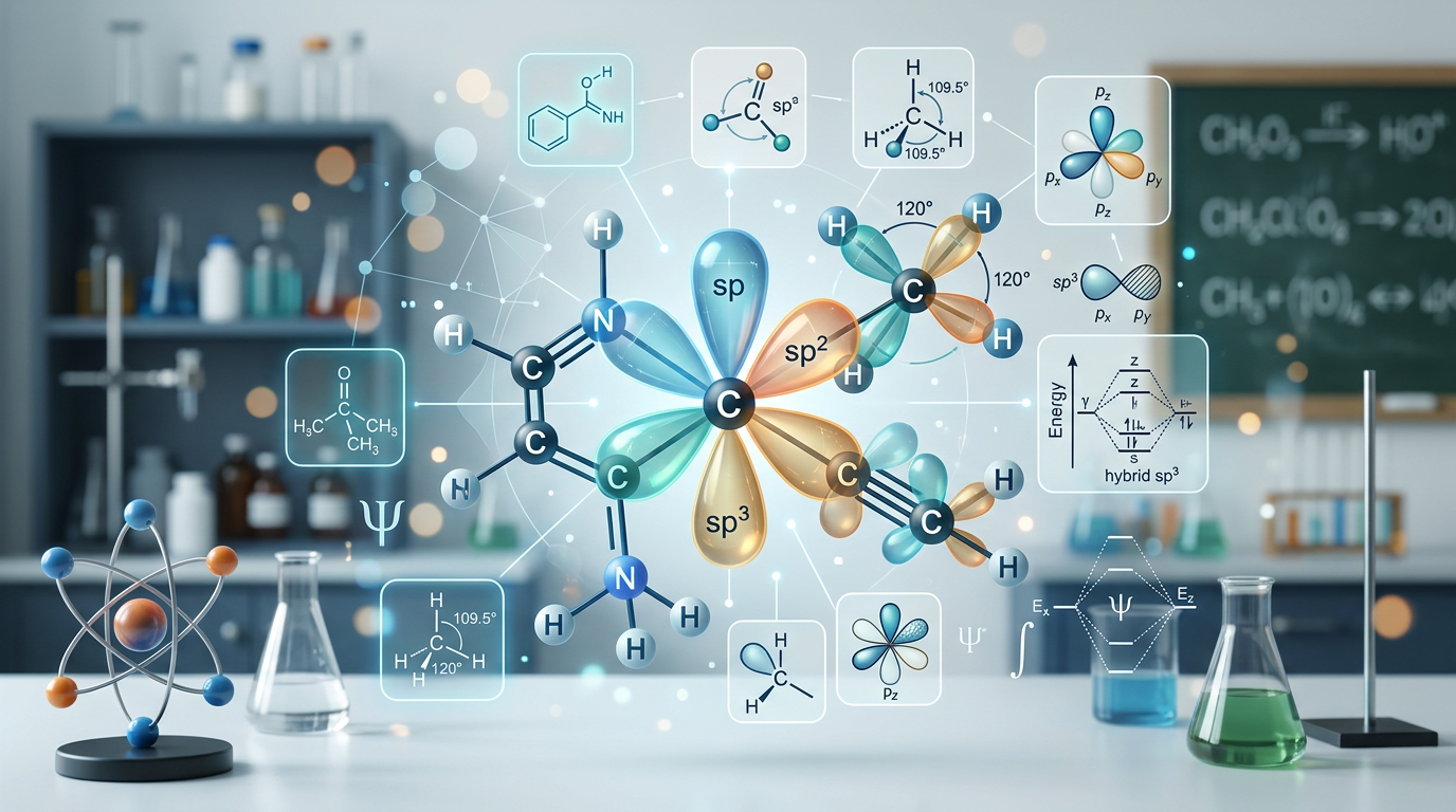Hard Hybridization Practice Questions