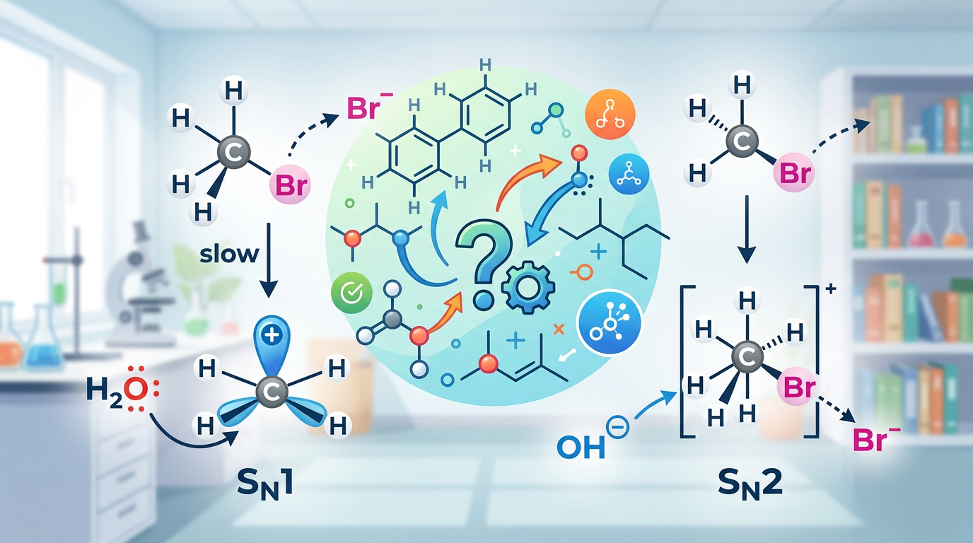 Easy SN1 vs SN2 Reaction Practice Questions
