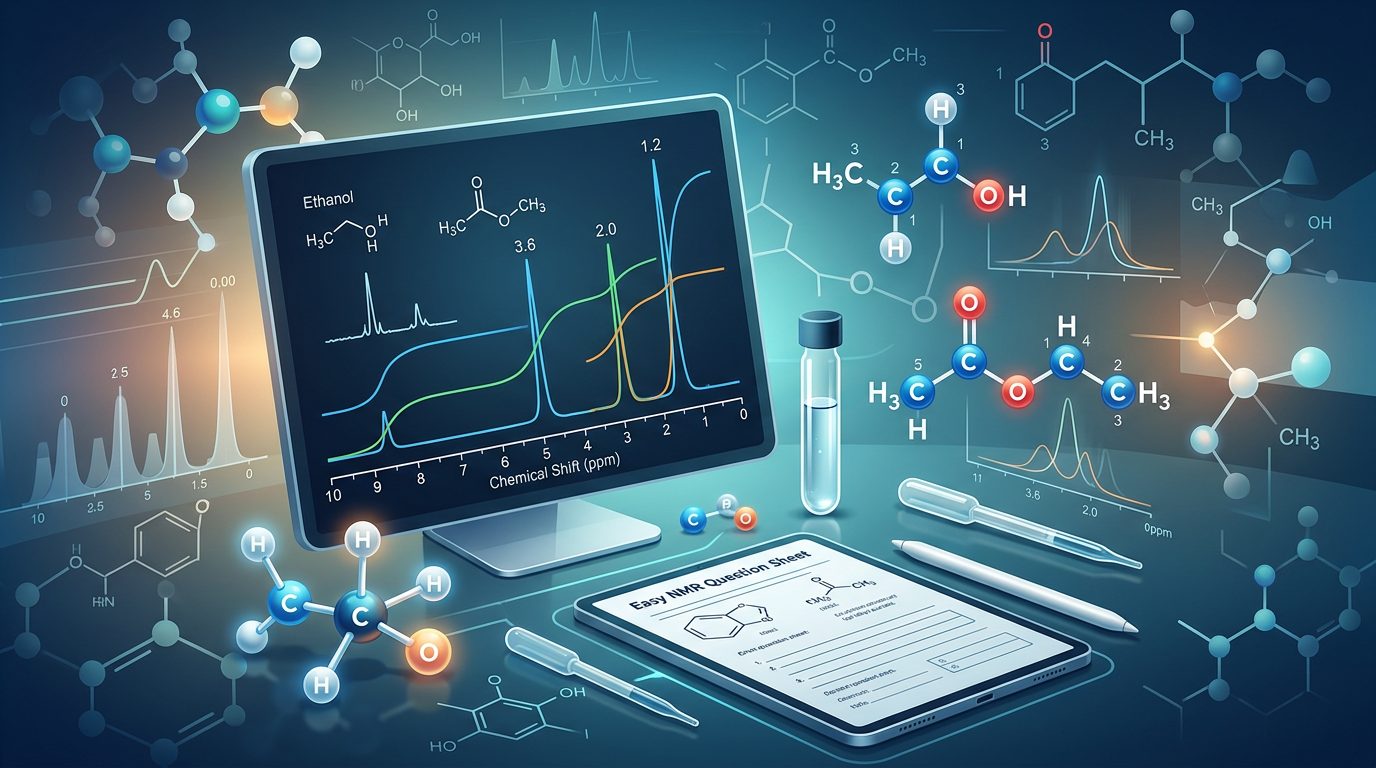Easy NMR Interpretation Practice Questions