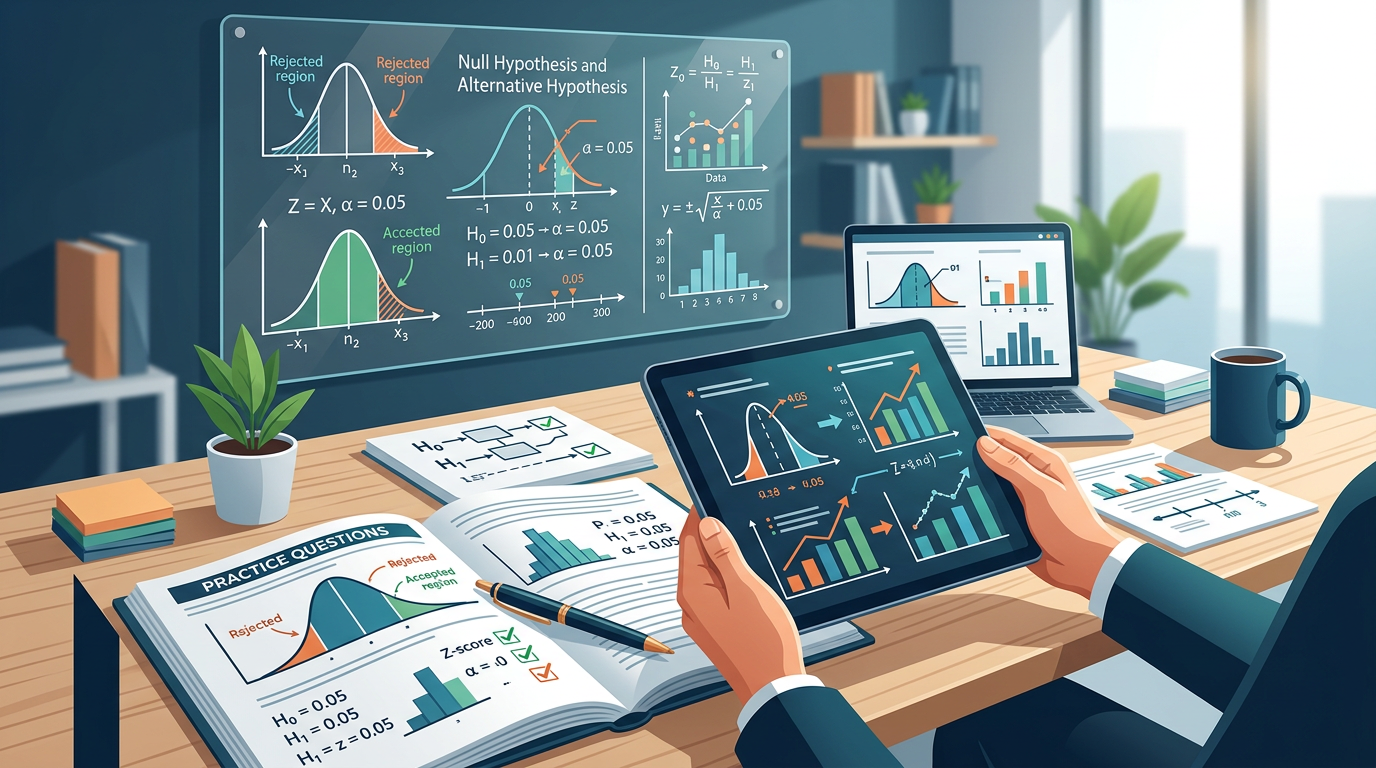 Hypothesis Testing Practice Questions with Answers