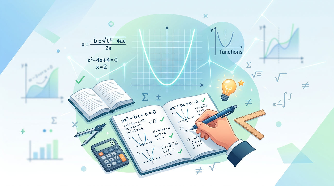 Quadratic Equations Practice Questions with Answers